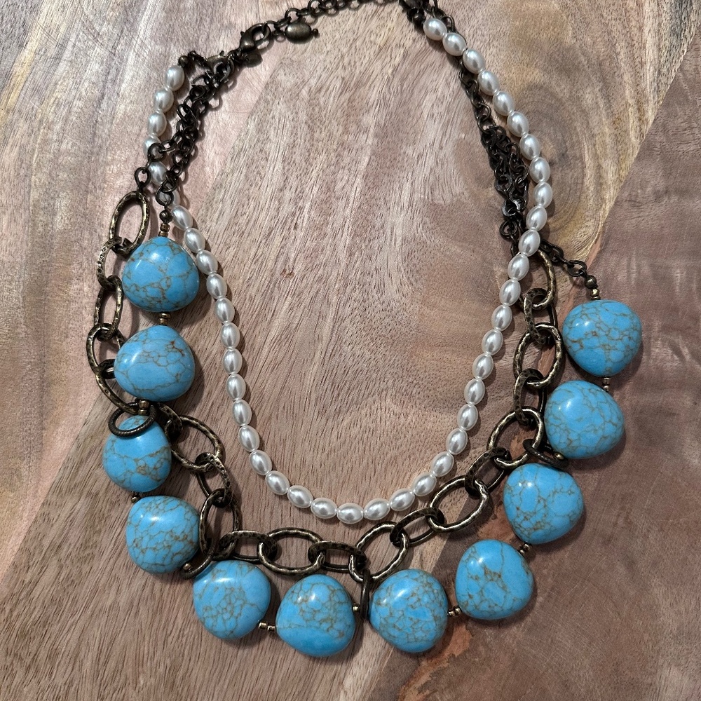 Turquoise Statement Necklace
